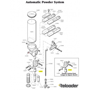 Dillon Automatic Powder System parts Delrin Collar Sleeve Dillon Automatic Powder System parts Delrin Collar Sleeve