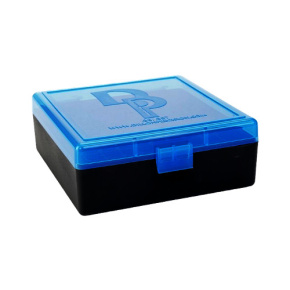 Ammo box Dillon for 100 pistol cartridges for 357 Magnum / 38 Special Caliber Ammo box Dillon for 100 pistol cartridges for 357 Magnum / 38 Special Caliber