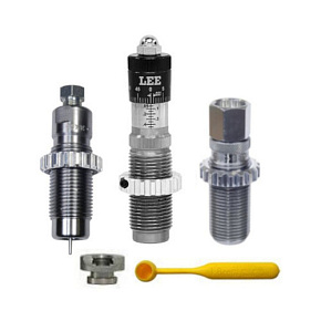 LEE Micrometer 3 Die Set 9mm Makarov Carbide LEE Micrometer 3 Die Set 9mm Makarov Carbide