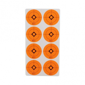 Caldwell 1.5" Orange Shooting Spots, 12 sheets