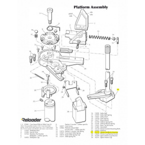 Dillon XL650 Primer System Parts Primer Feedbody Housing W/ Shield