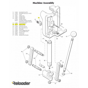 Dillon XL650 Machine Assembly Indexer Block