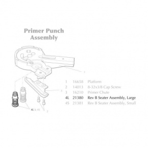 Dillon XL650 Primer Punch Assembly Primer Seater Assembly, Large
