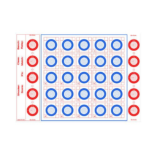 Official Rimfire Benchrest Target Official Rimfire Benchrest Target