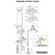 Dillon Automatic Powder System parts Roller