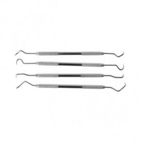 Wheeler Stainless Steel Picks - set of 4