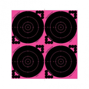 Self adhesive Reactive Target 6" Pink