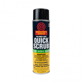 Shooter Choice Polymer Safe Quick-Scrub Action Cleaner 12 oz Aerosol