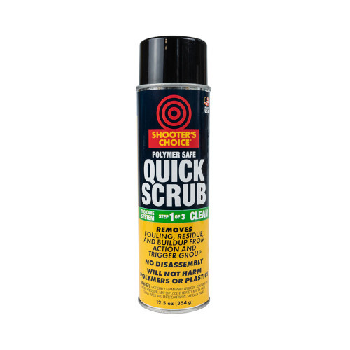 Shooters Choice Polymer Safe Quick-Scrub Cleaner 12 oz Aerosol Shooters Choice Polymer Safe Quick-Scrub Cleaner 12 oz Aerosol