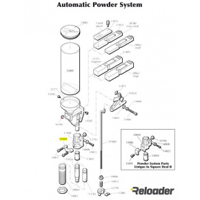 Dillon Automatic Powder System parts Body Collar Clamp