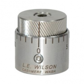 L.E.Wilson Stainless Micrometer Cap for Standard Inline Seater Die -.001" incr L.E.Wilson Stainless Micrometer Cap for Standard Inline Seater Die -.001" incr