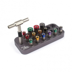 Aluminum Base with 14 Torque Limiters and T-Handle FIX IT STICKS Aluminum Base with 14 Torque Limiters and T-Handle FIX IT STICKS